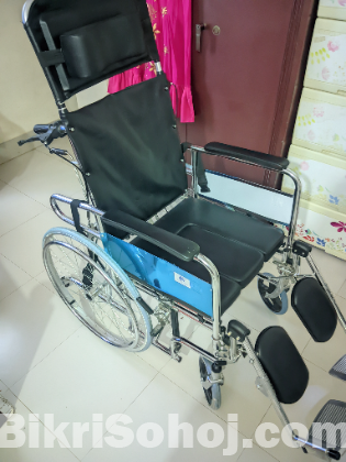 Phoenix Sleeping Wheelchair with Commode